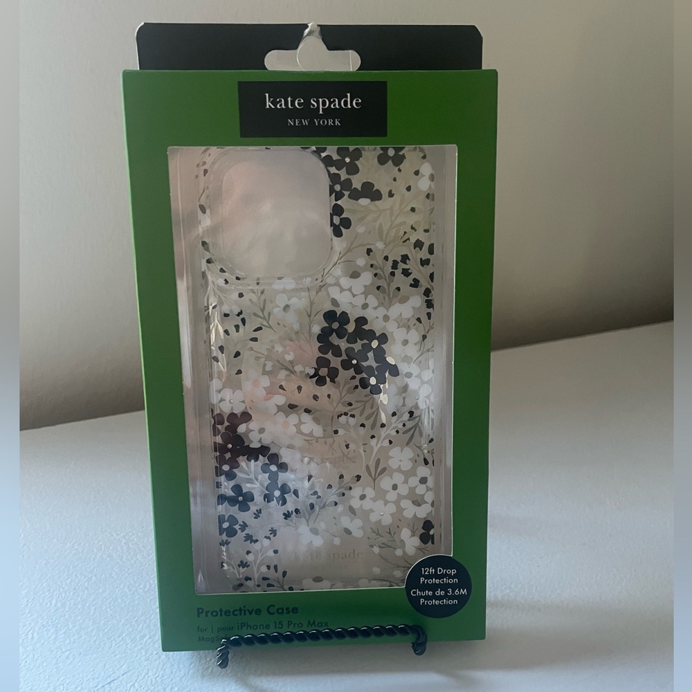 NIB - Kate Spade Floral iPhone 15 Pro Max Phone Case